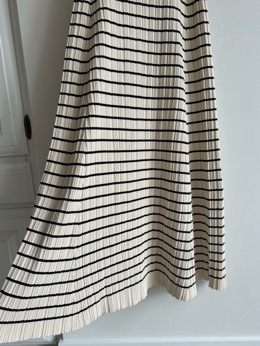 DISSH Billie Butter Stripe Ribbed Knit Maxi Dress Size L - Picture 13 of 16